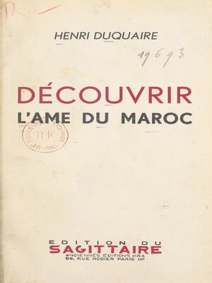 cover image of Découvrir l'âme du Maroc